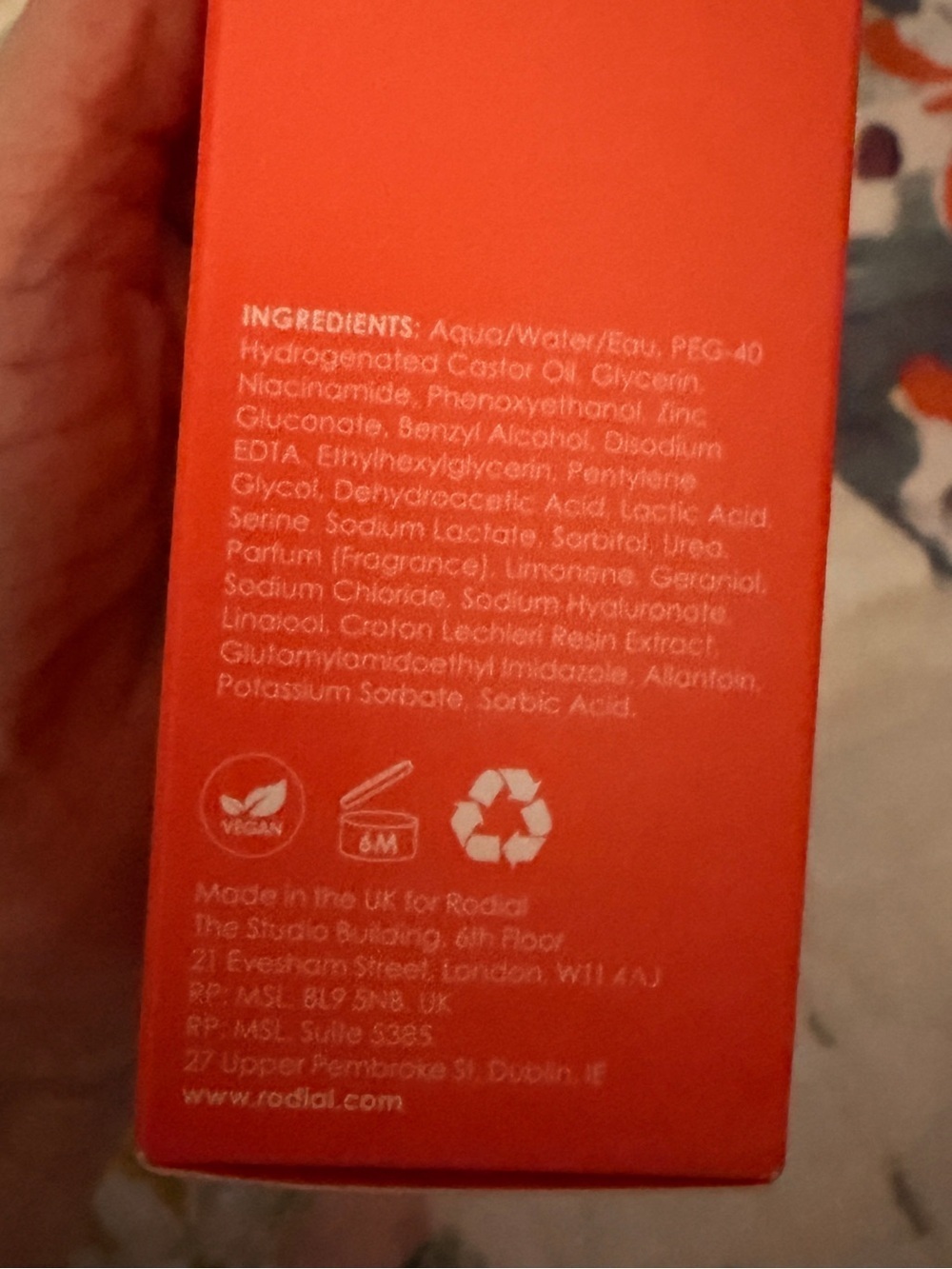 RODIAL Dragon's Blood Hyaluronic Drink Mist Spray Serum BRAND NEW - Picture 5 of 10